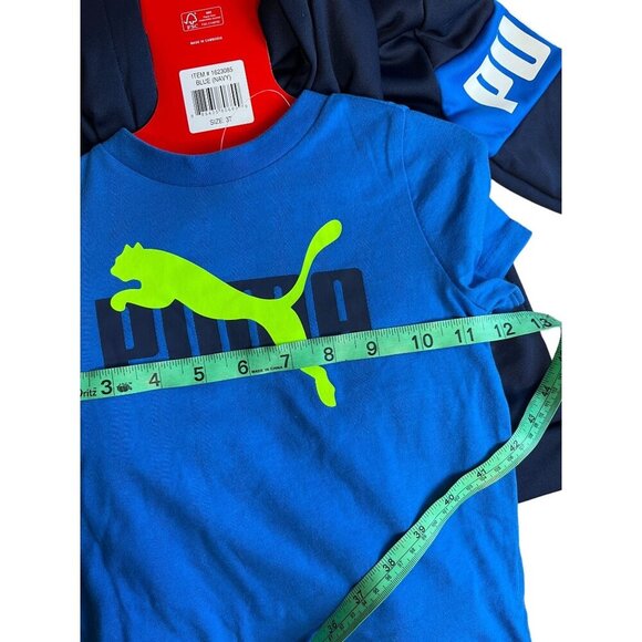 Puma Toddler Boys' 3-Piece Tracksuit Set Size 3T Blue & Navy - Picture 7 of 11